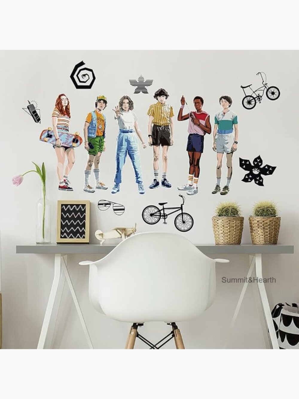 Stranger Things Peel & Stick Wall Decals Set of 17 Repositionable
